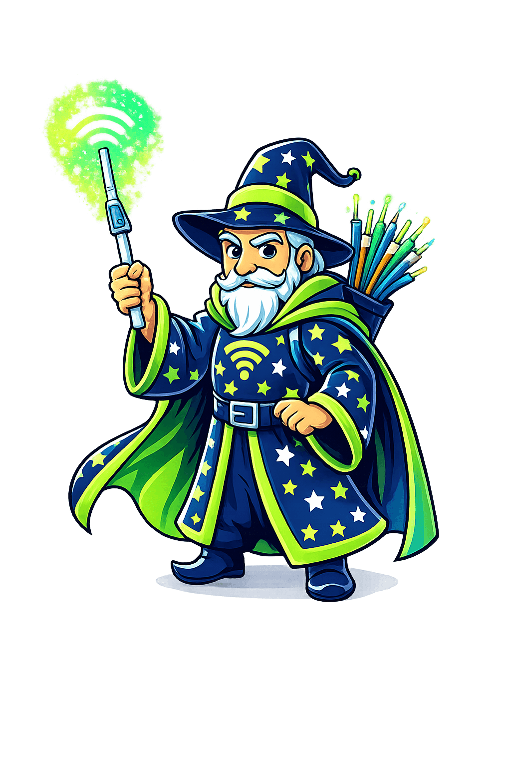 My WiFi Wizard mascot
